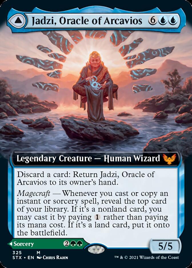 {R} Jadzi, Oracle of Arcavios // Journey to the Oracle (Extended Art) [Strixhaven: School of Mages][STX 325]