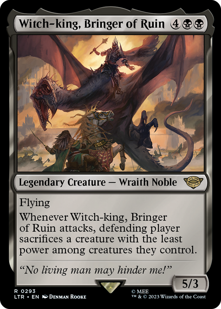 {R} Witch-king, Bringer of Ruin [The Lord of the Rings: Tales of Middle-Earth][LTR 293]