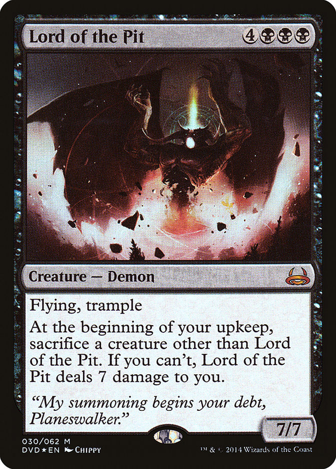 {R} Lord of the Pit (Divine vs. Demonic) [Duel Decks Anthology][DVD 030]