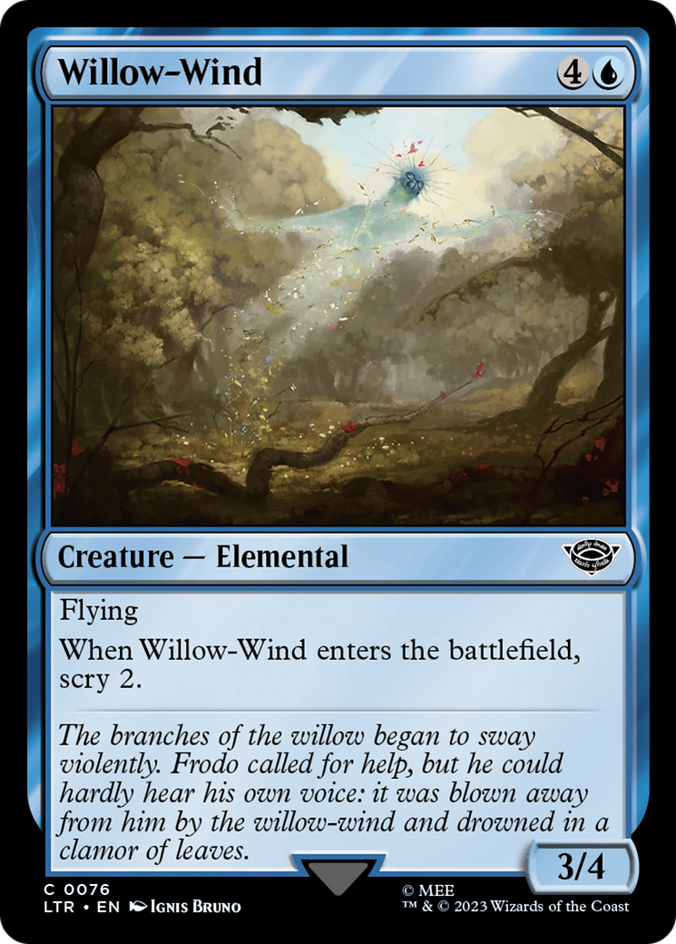 {C} Willow-Wind [The Lord of the Rings: Tales of Middle-Earth][LTR 076]