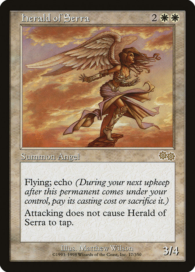 {R} Herald of Serra [Urza's Saga][USG 017]