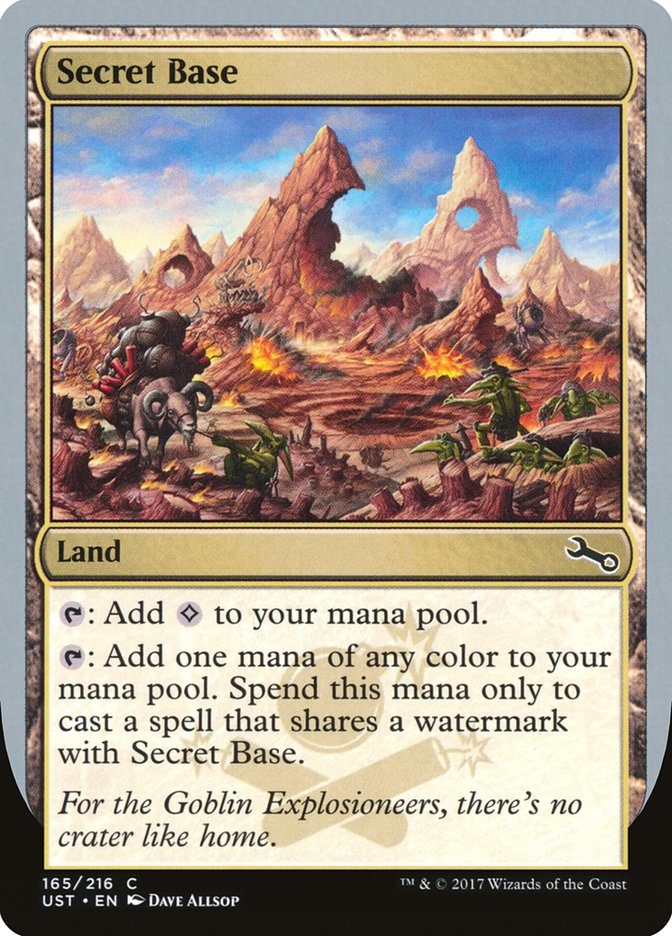 {C} Secret Base (Artist: Dave Allsop) [Unstable][UST 165D]