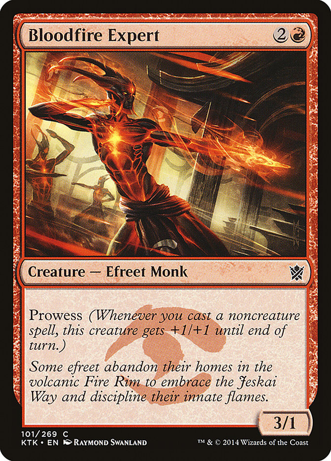 {C} Bloodfire Expert [Khans of Tarkir][KTK 101]