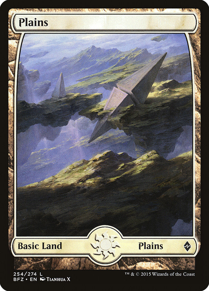 {B}[BFZ 254] Plains (254) [Battle for Zendikar]