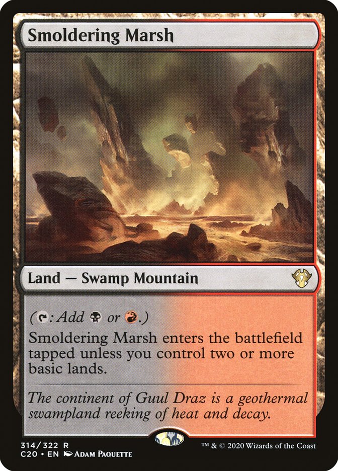 {R} Smoldering Marsh [Commander 2020][C20 314]