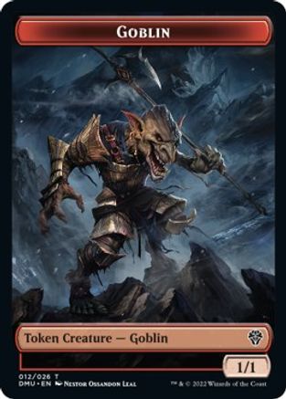 {T} Zombie Knight // Goblin Double-sided Token [Dominaria United Commander Tokens][TDMC 005]