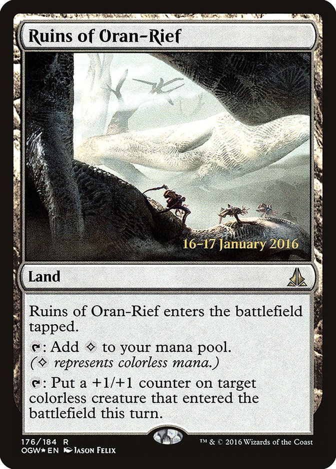 {R} Ruins of Oran-Rief [Oath of the Gatewatch Prerelease Promos][PR OGW 176]