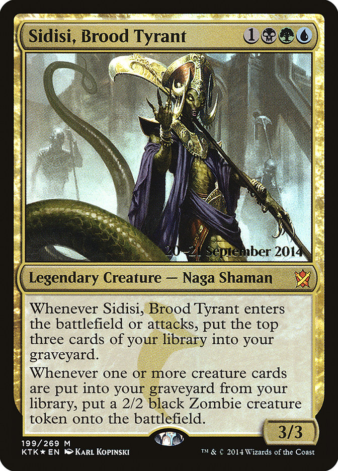 {R} Sidisi, Brood Tyrant [Khans of Tarkir Prerelease Promos][PR KTK 199]