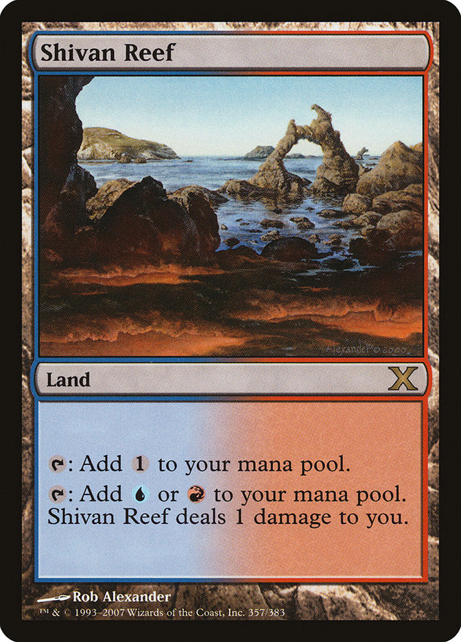 {R} Shivan Reef [Tenth Edition][10E 357]