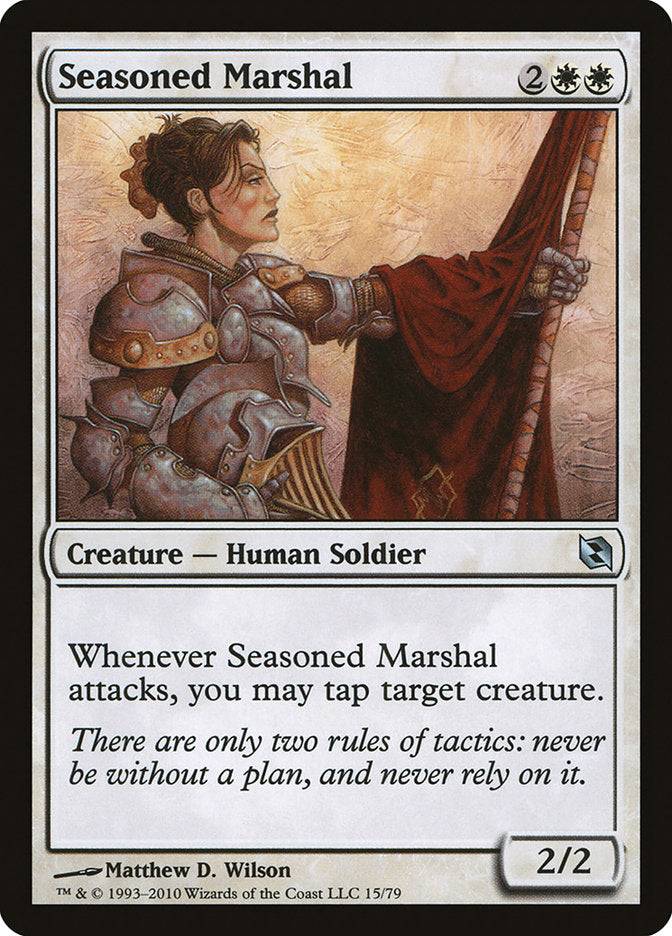 {C} Seasoned Marshal [Duel Decks: Elspeth vs. Tezzeret][DDF 015]