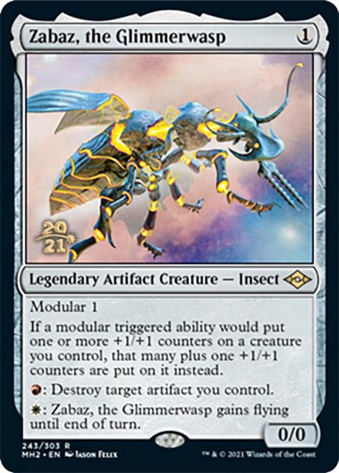 {R} Zabaz, the Glimmerwasp [Modern Horizons 2 Prerelease Promos][PR MH2 243]