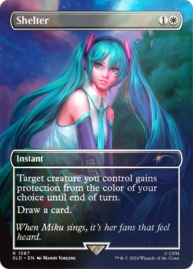 {R} Shelter (Rainbow Foil) [Secret Lair Drop Series][RBF SLD 1587]