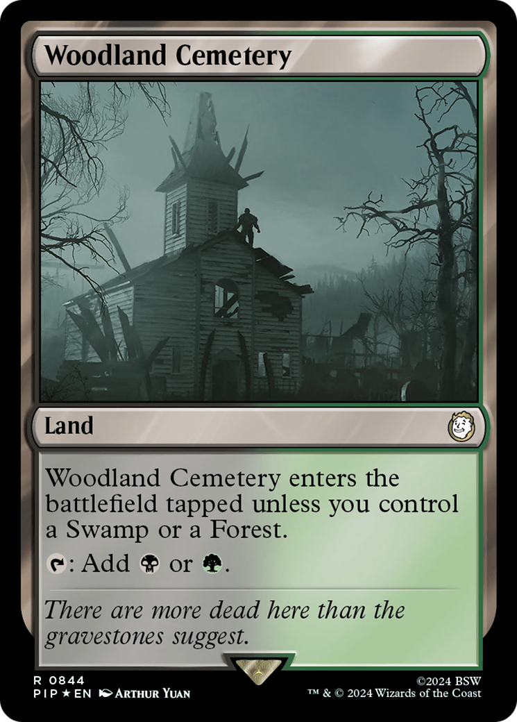 {R} Woodland Cemetery (Surge Foil) [Fallout][PIP 844]