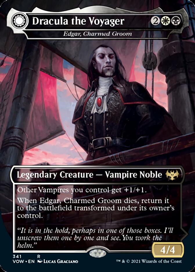 {R} Edgar, Charmed Groom // Edgar Markov's Coffin - Dracula the Voyager // Casket of Native Earth [Innistrad: Crimson Vow][VOW 341]