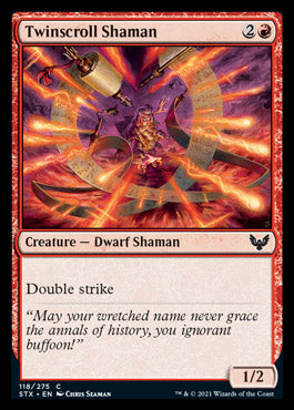 {C} Twinscroll Shaman [Strixhaven: School of Mages][STX 118]