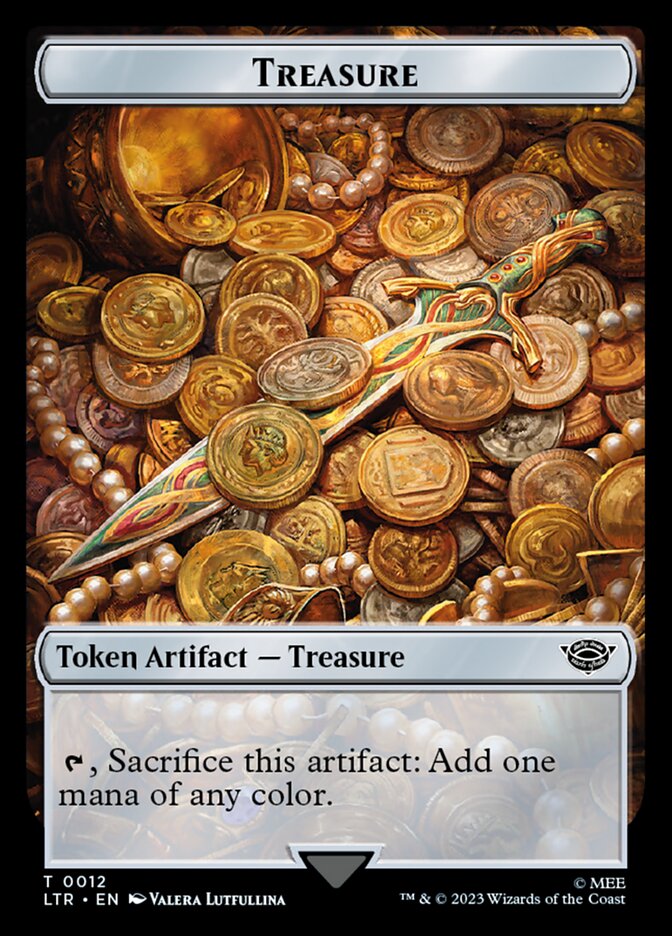 {T} Treasure Token [The Lord of the Rings: Tales of Middle-Earth Tokens][TLTR 012]