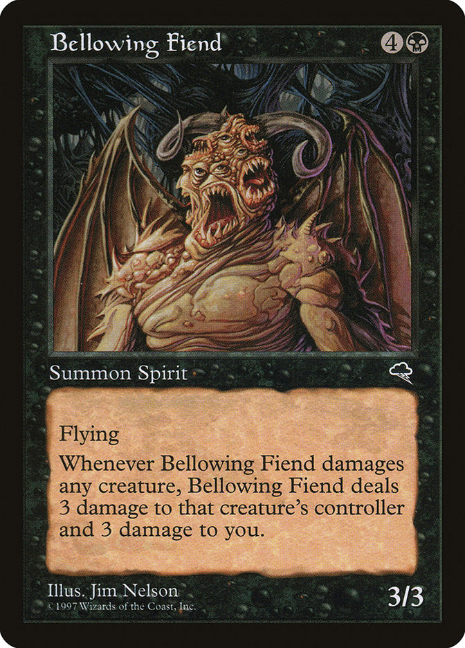 {R} Bellowing Fiend [Tempest][TMP 108]