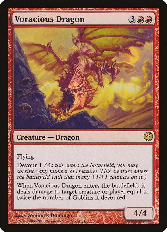 {R} Voracious Dragon [Duel Decks: Knights vs. Dragons][DDG 056]