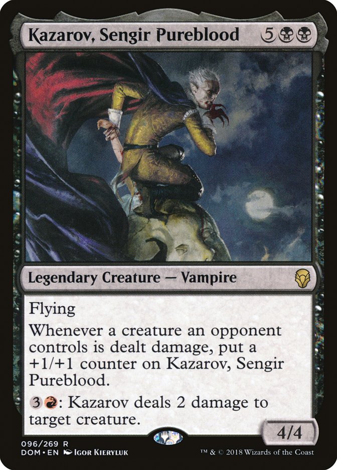 {R} Kazarov, Sengir Pureblood [Dominaria][DOM 096]