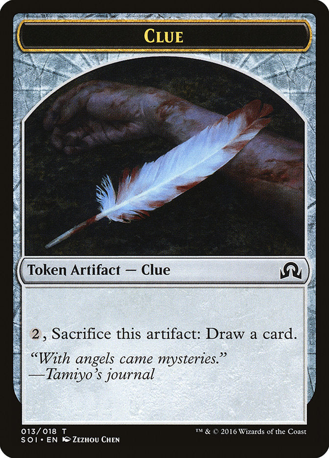 {T} Clue Token (013/018) [Shadows over Innistrad Tokens][TSOI 013]