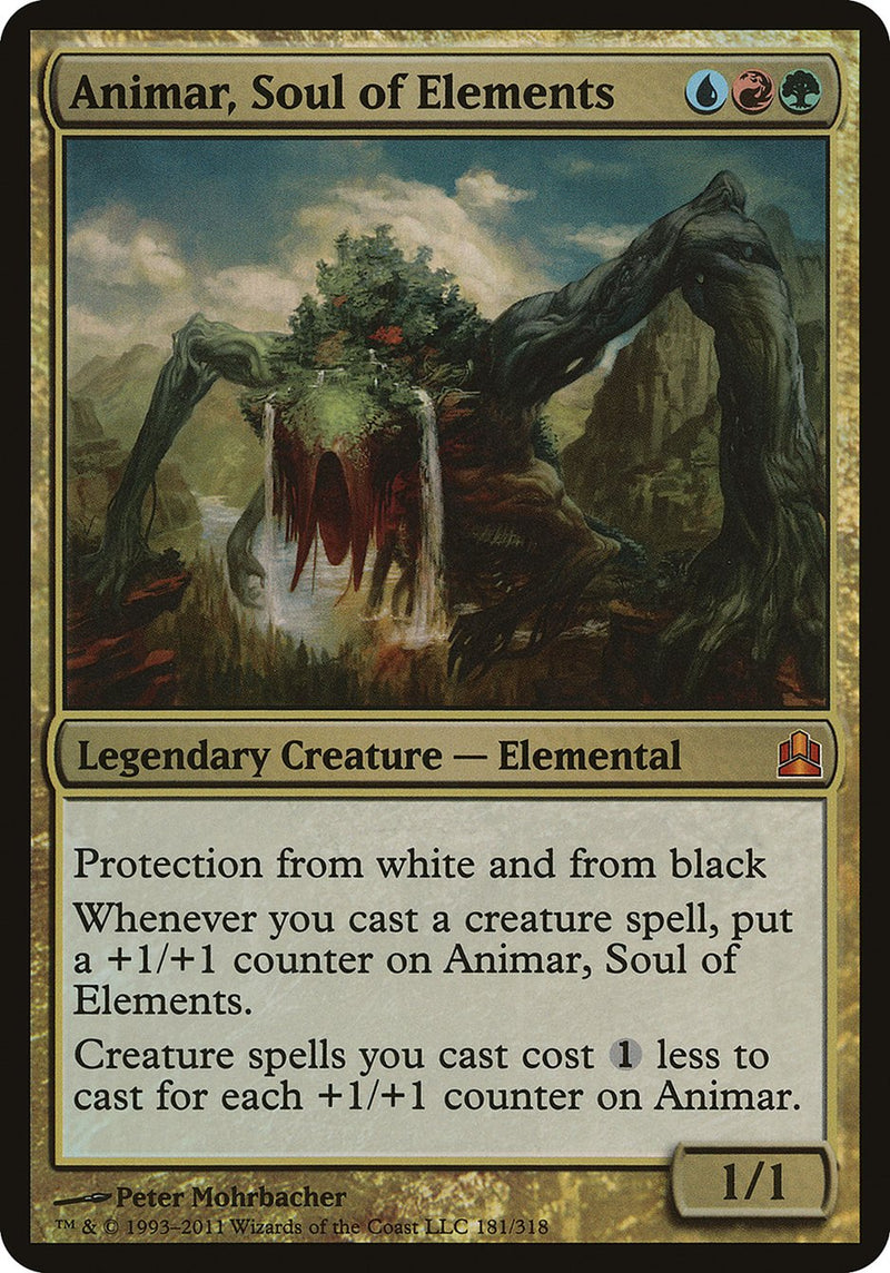 {O} Animar, Soul of Elements (Oversized) [Commander 2011 Oversized][OVR CMD 181]