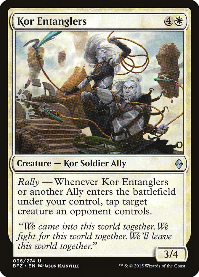 {C} Kor Entanglers [Battle for Zendikar][BFZ 036]