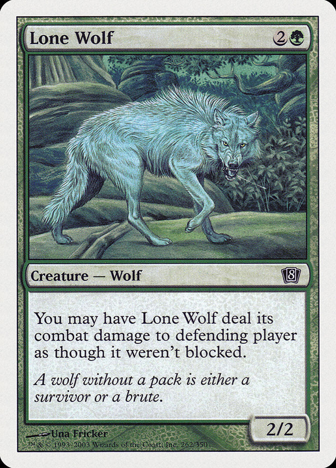 {C} Lone Wolf [Eighth Edition][8ED 262]