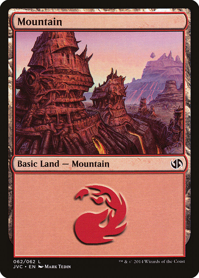 {B}[JVC 062] Mountain (62) [Duel Decks Anthology]