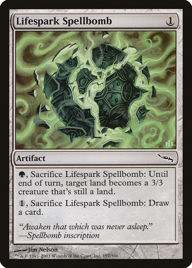 {C} Lifespark Spellbomb [Mirrodin][MRD 197]