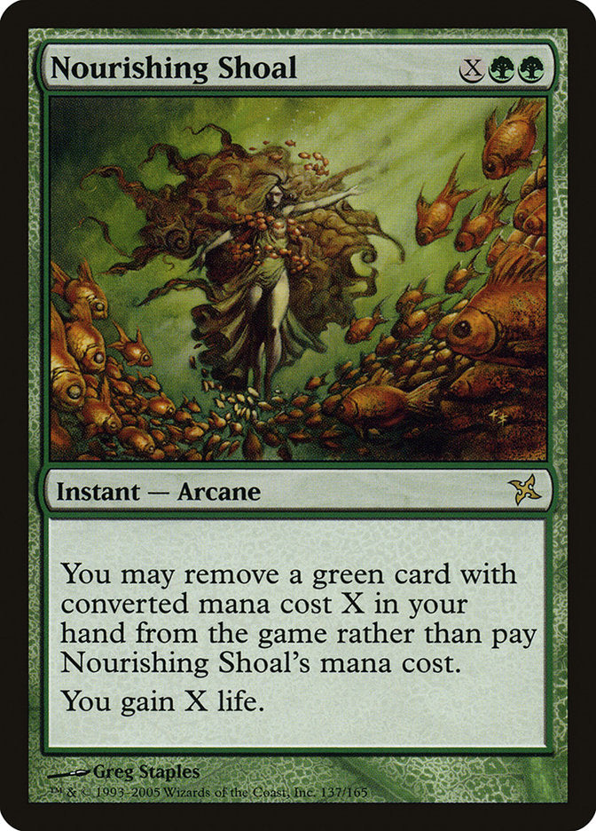 {R} Nourishing Shoal [Betrayers of Kamigawa][BOK 137]