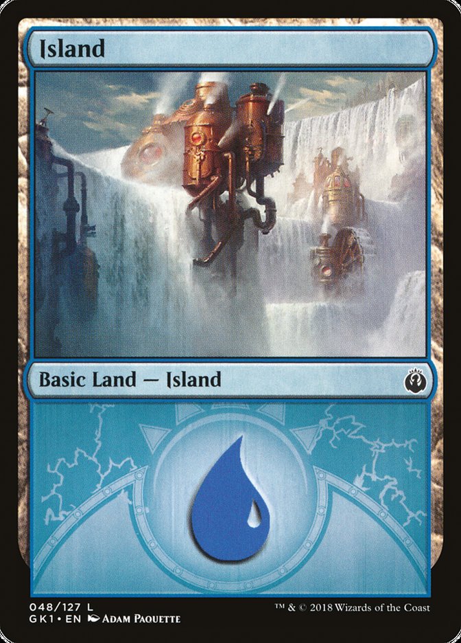 {B}[GK1 048] Island (48) [Guilds of Ravnica Guild Kit]