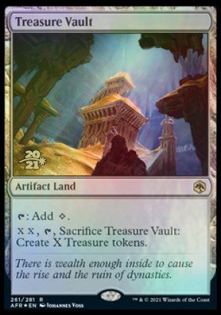 {R} Treasure Vault [Dungeons & Dragons: Adventures in the Forgotten Realms Prerelease Promos][PR AFR 261]