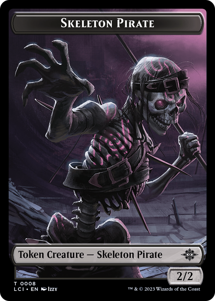 {T} Vampire // Skeleton Pirate Double-Sided Token [The Lost Caverns of Ixalan Tokens][TLCI 4//8]