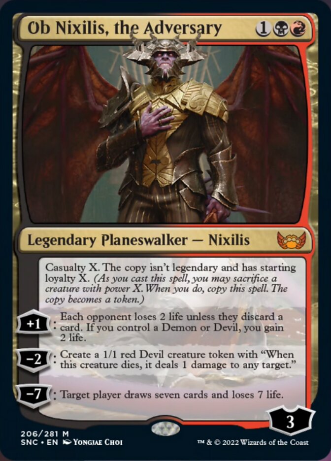 {R} Ob Nixilis, the Adversary [Streets of New Capenna][SNC 206]