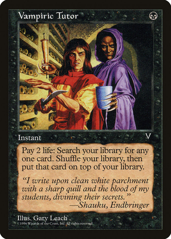 {R} Vampiric Tutor [Visions][VIS 072]