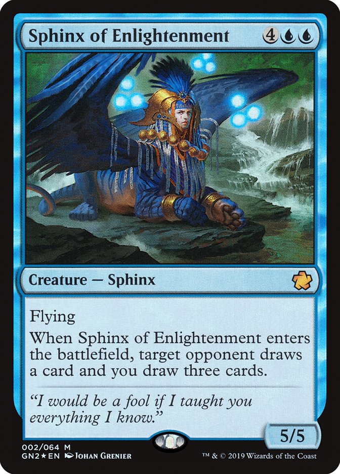 {R} Sphinx of Enlightenment [Game Night 2019][GN2 002]