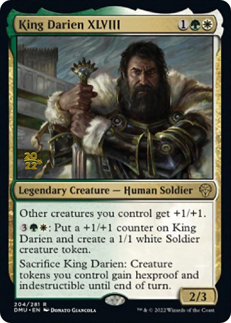 {@R} King Darien XLVIII [Dominaria United Prerelease Promos][PR DMU 204]