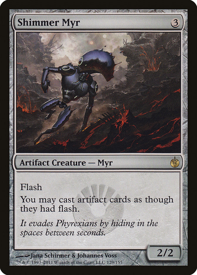 {R} Shimmer Myr [Mirrodin Besieged][MBS 129]