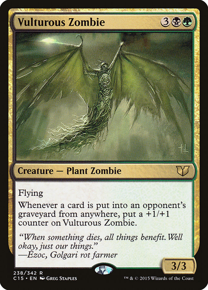 {R} Vulturous Zombie [Commander 2015][C15 238]