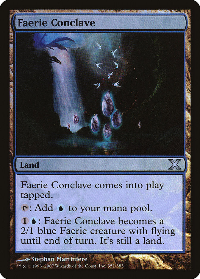 {C} Faerie Conclave (Premium Foil) [Tenth Edition][FP 10E 351]