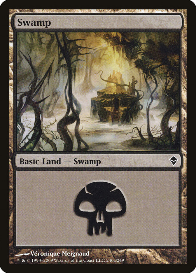 {B}[ZEN 240] Swamp (240a) [Zendikar]