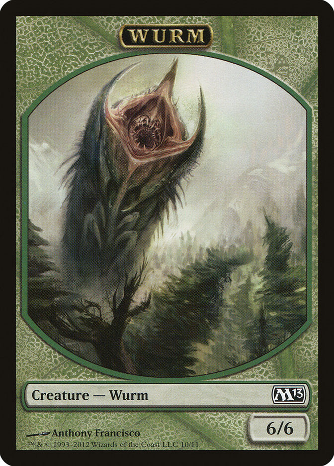 {T} Wurm Token [Magic 2013 Tokens][TM13 010]