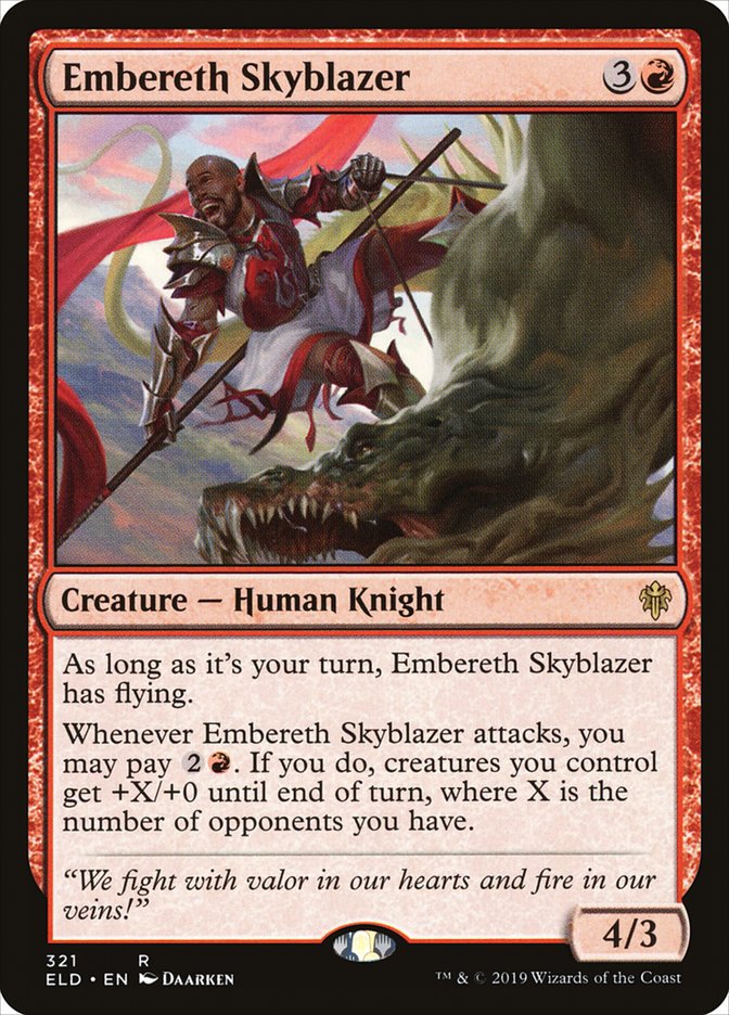 {R} Embereth Skyblazer [Throne of Eldraine][ELD 321]