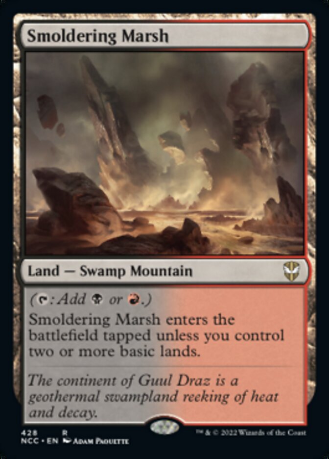 {R} Smoldering Marsh [Streets of New Capenna Commander][NCC 428]