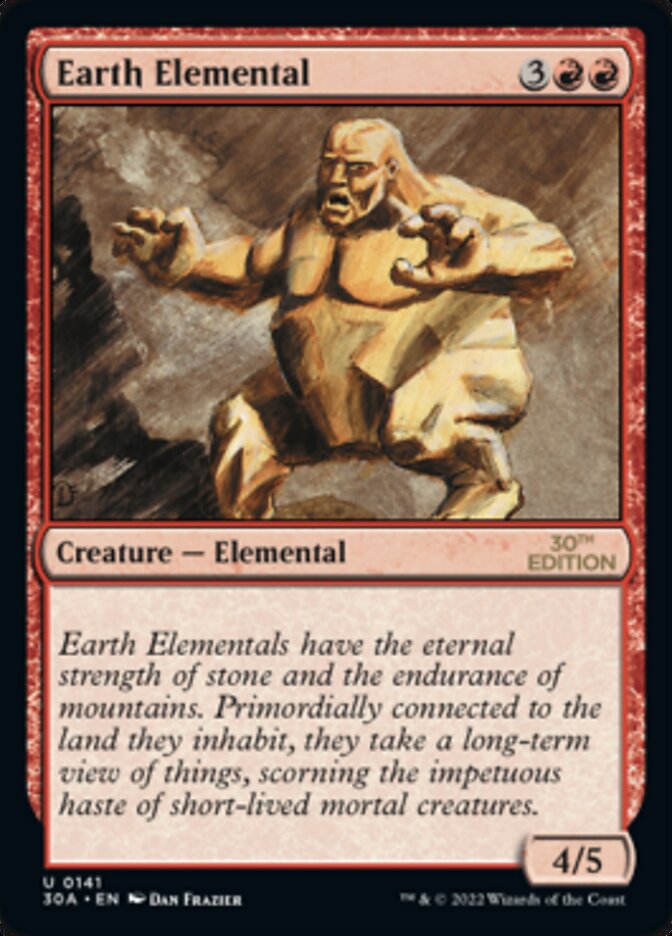 {C} Earth Elemental [30th Anniversary Edition][30A 141]