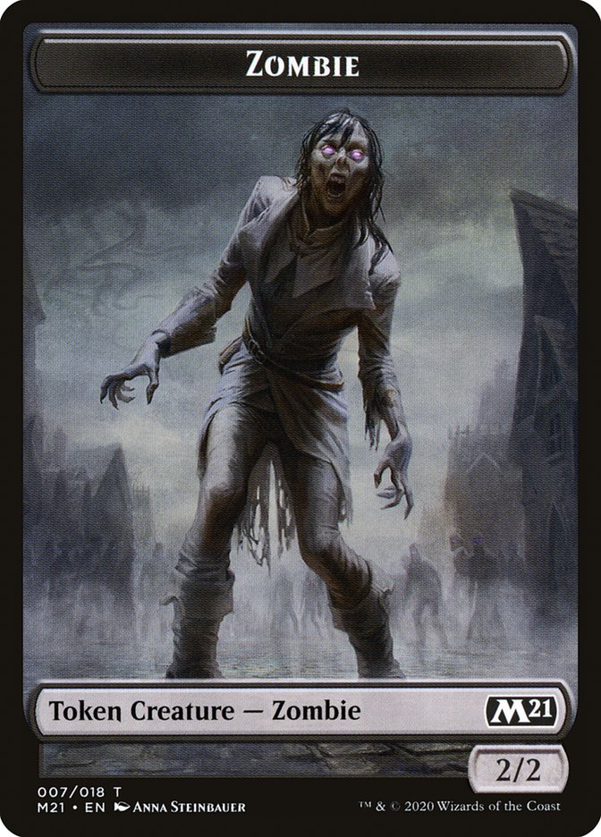 {T} Zombie Token [Core Set 2021 Tokens][TM21 007]