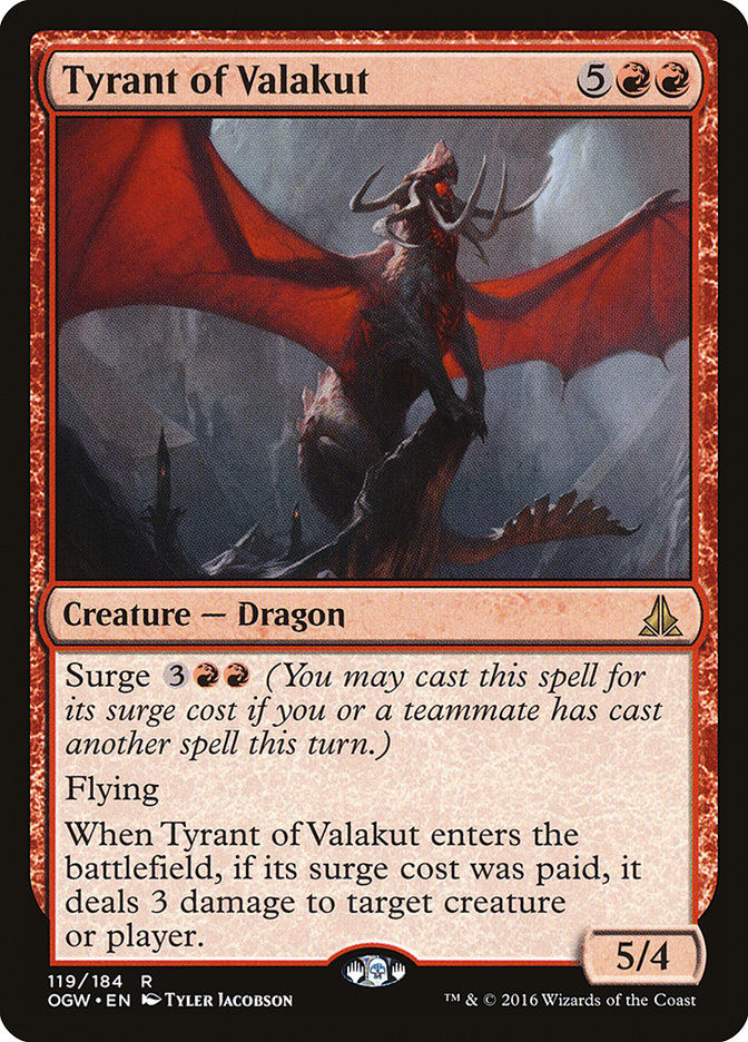 {R} Tyrant of Valakut [Oath of the Gatewatch][OGW 119]