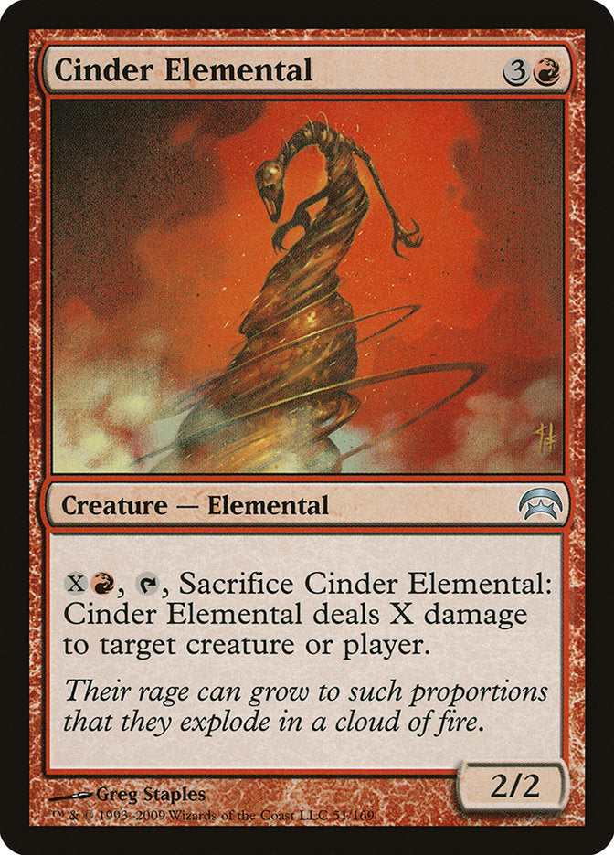 {C} Cinder Elemental [Planechase][HOP 051]