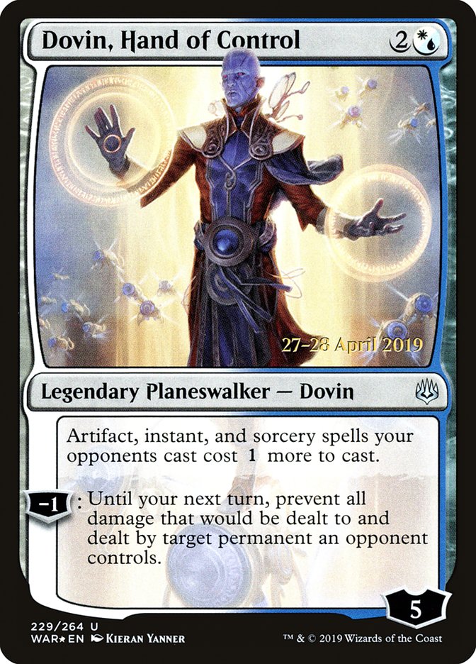 {C} Dovin, Hand of Control [War of the Spark Prerelease Promos][PR WAR 229]