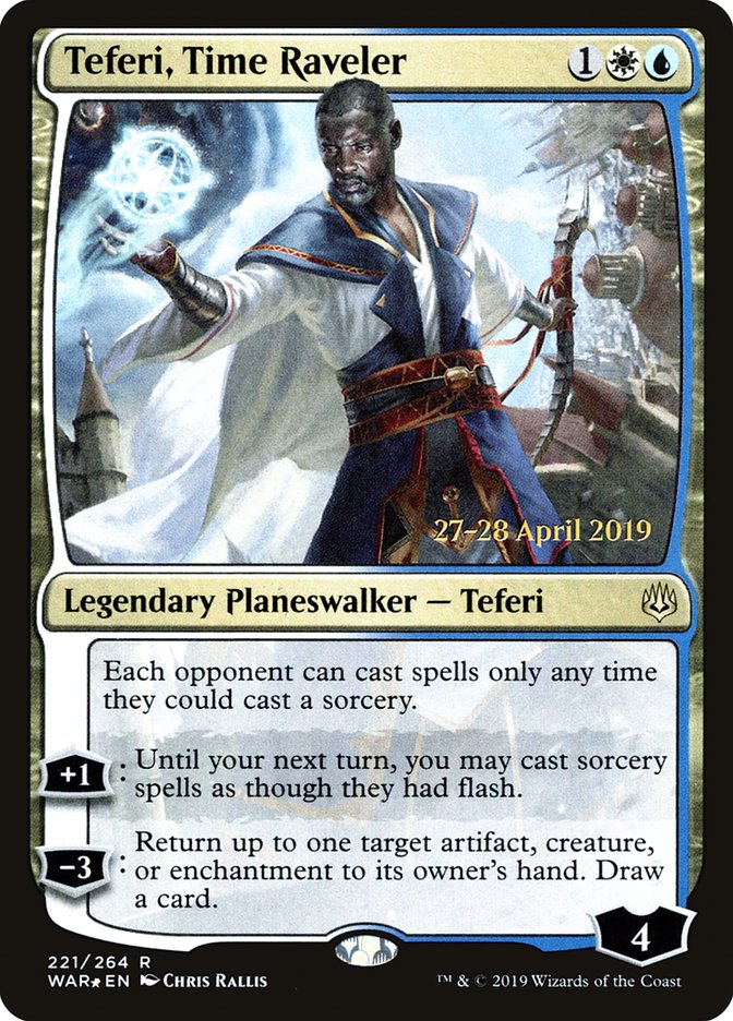 {R} Teferi, Time Raveler [War of the Spark Prerelease Promos][PR WAR 221]